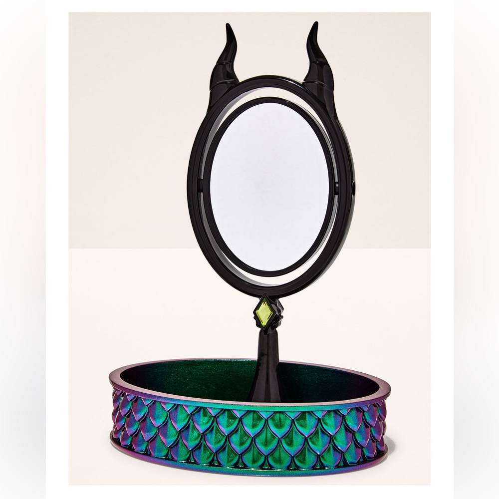 Bath & Body Works Disney Villains Halloween 2025 Mirror  Trinket Tray MALEFICENT
